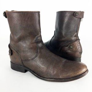 frye melissa button short boot